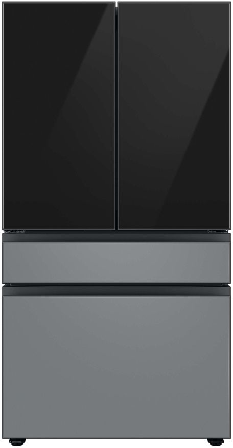 Samsung Bespoke 36" Matte Grey Glass French Door Refrigerator Bottom Panel 5