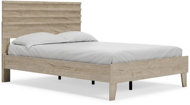 Signature Design by Ashley® Oliah Natural Queen Panel Platform Bed-0