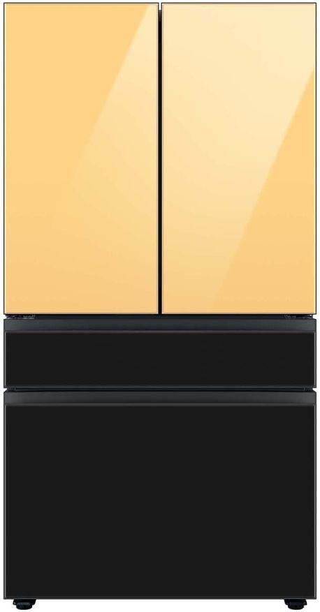 Samsung Bespoke 18" Sunrise Yellow Glass French Door Refrigerator Top Panel 10