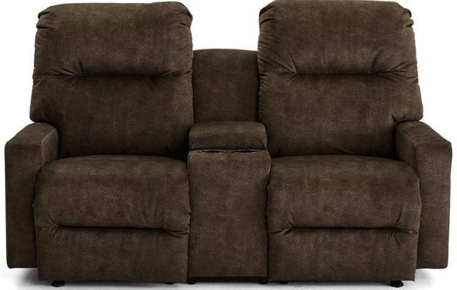 Best® Home Furnishings Kenley Power Reclining Space Saver® Loveseat with Console 1