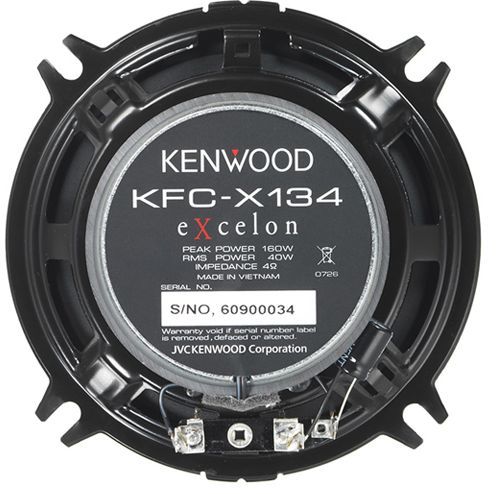Kenwood KFC-X134 5-1/4" 2-way 2 Speaker 4
