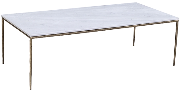 Dovetail Furniture Salas White Coffee Table