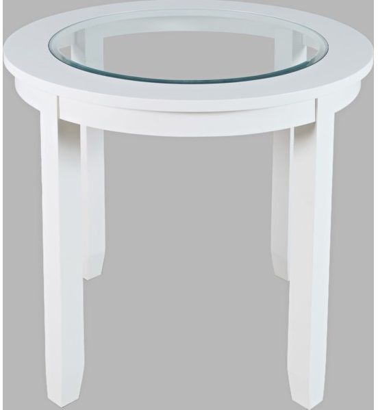 Jofran Inc. Urban Icon White 42" Round Counter Height Table 1
