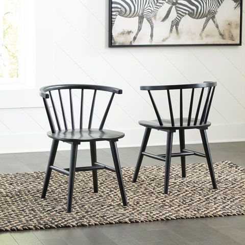 Otaska Dining Chair by Ashley-d406-01 | Atlantic Home Furnishings