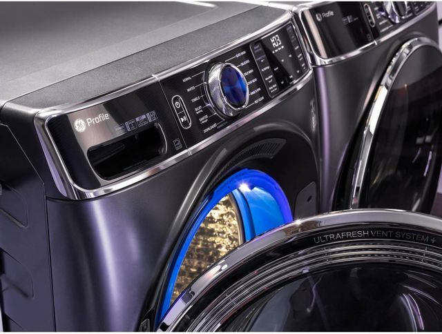 GE Profile™ 7.8 Cu. Ft. Carbon Graphite Front Load Electric Dryer 8