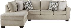 Mill Street® Decelle 2-Piece Putty Sectional with Chaise