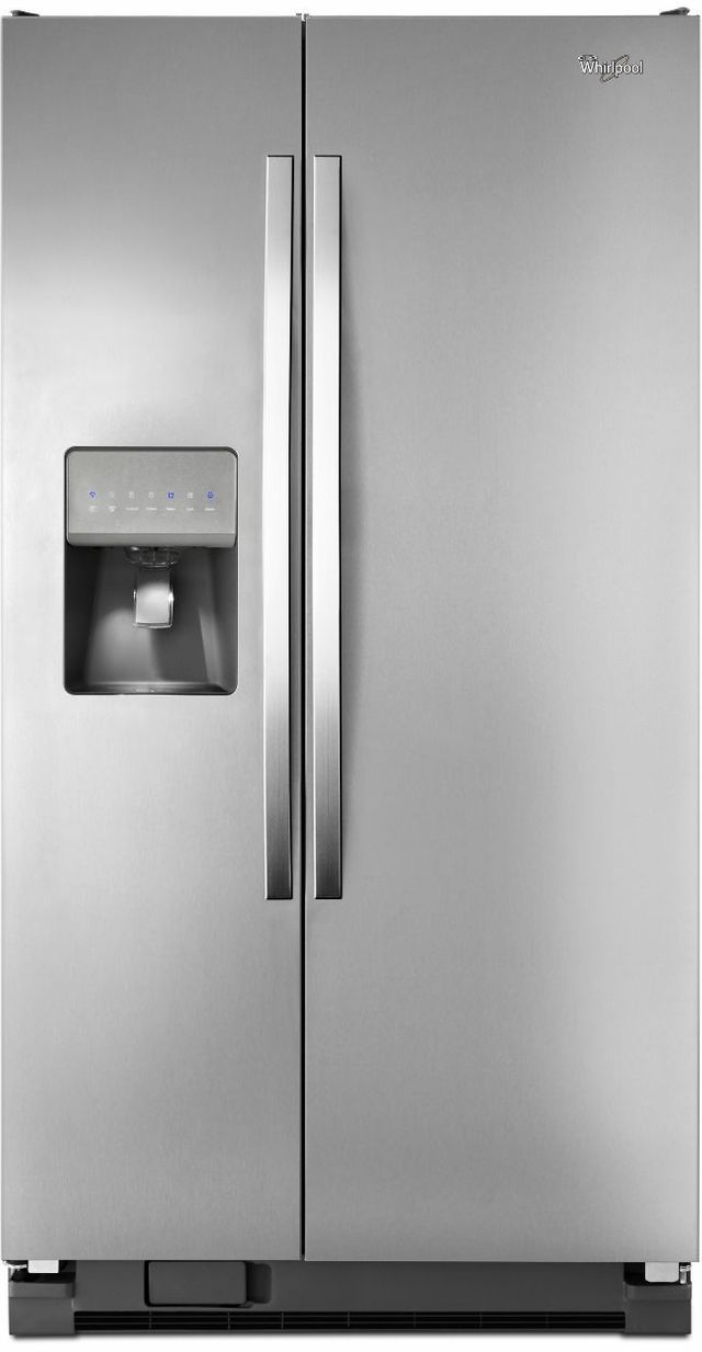 Whirlpool® 21.0 Cu. ft. Side-By-Side Refrigerator-Stainless Steel