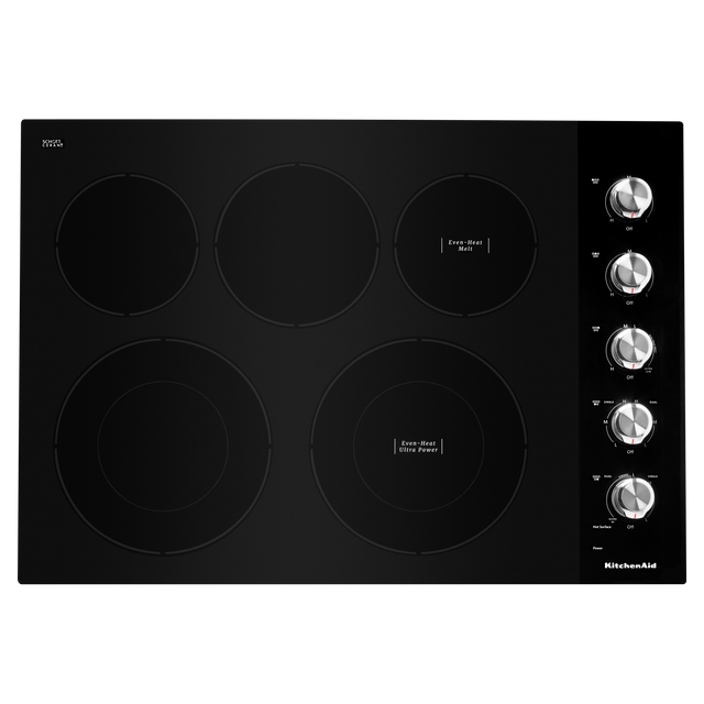 KitchenAid® 30" Stainless Steel Electric Cooktop 0