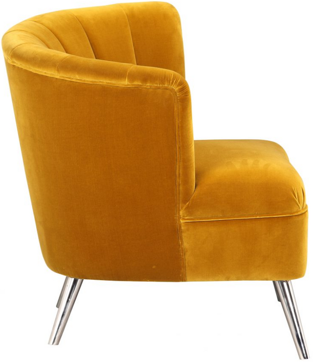 Moe's Home Collections Layan Yellow Left Accent Chair 3