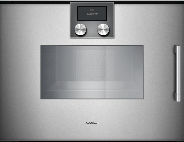 Gaggenau 200 Series 24" Stainless Steel Built In Electric Single Steam Oven-0