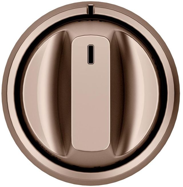 Café™ Brushed Copper Front Control Induction Knobs and Handle Kit 1