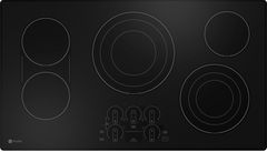 GE Profile™ 36" Black Built-In Electric Cooktop