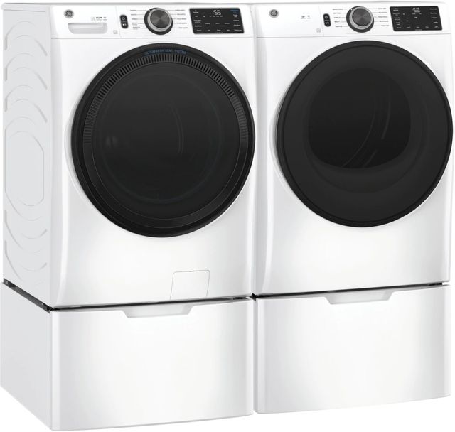 GE® 4.5 Cu. Ft. White Smart Front Load Washer 4