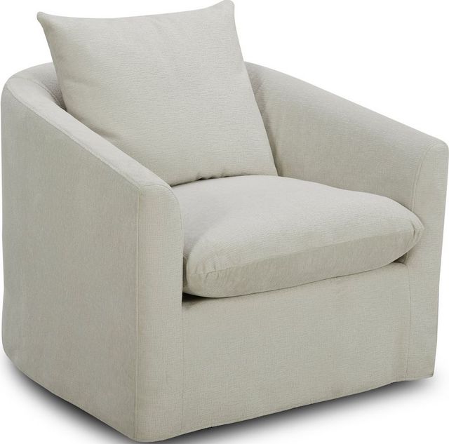 Liberty Saxton Ivory Swivel Accent Chair-0