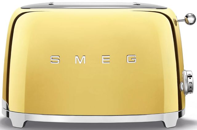 Smeg 50's Retro Style Gold 2 Slice Toaster 1