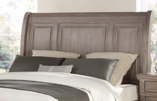 New Classic® Home Furnishings Allegra Pewter Queen Headboard