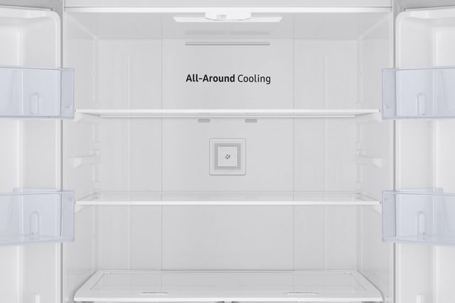 Samsung 22.1 Cu. Ft. White French Door Refrigerator 9