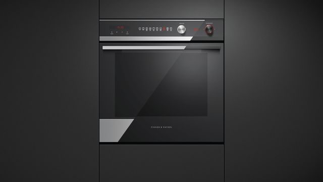 Fisher & Paykel Series 7 24" Black Electric Built In Single Oven-3