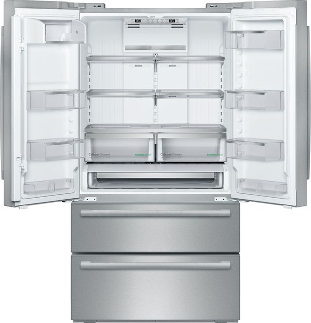 Bosch 800 Series 36" Stainless Steel Counter Depth French Door Refrigerator 4
