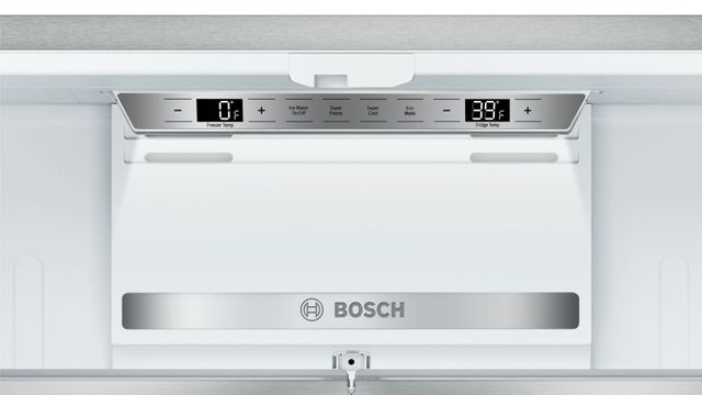 Bosch 800 Series 20.7 Cu. Ft. Counter Depth 3 Door Refrigerator-Black Stainless Steel 4