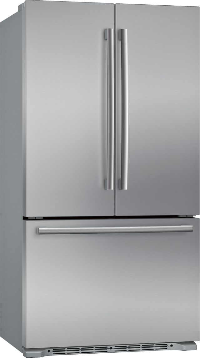 Bosch 800 Series 20.7 Cu. Ft. Counter Depth 3 Door Refrigerator-Stainless Steel-1