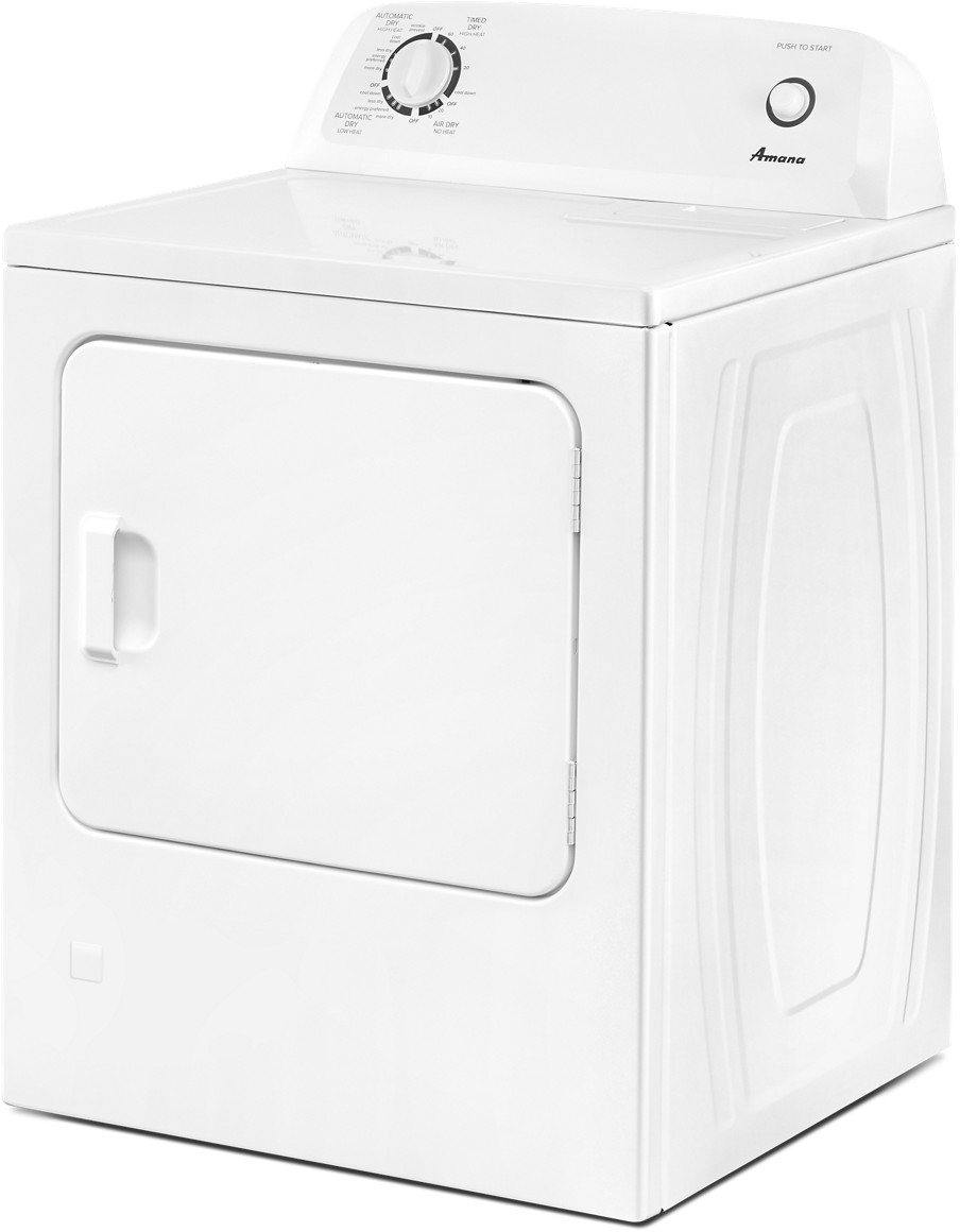 Amana® 6.5 Cu. Ft. White Front Load Gas Dryer | Big Sandy Superstore ...