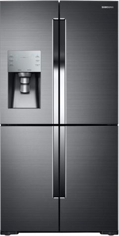 Samsung 28.1 Cu. Ft. Fingerprint Resistant Black Stainless Steel 4-Door Flex™ Refrigerator