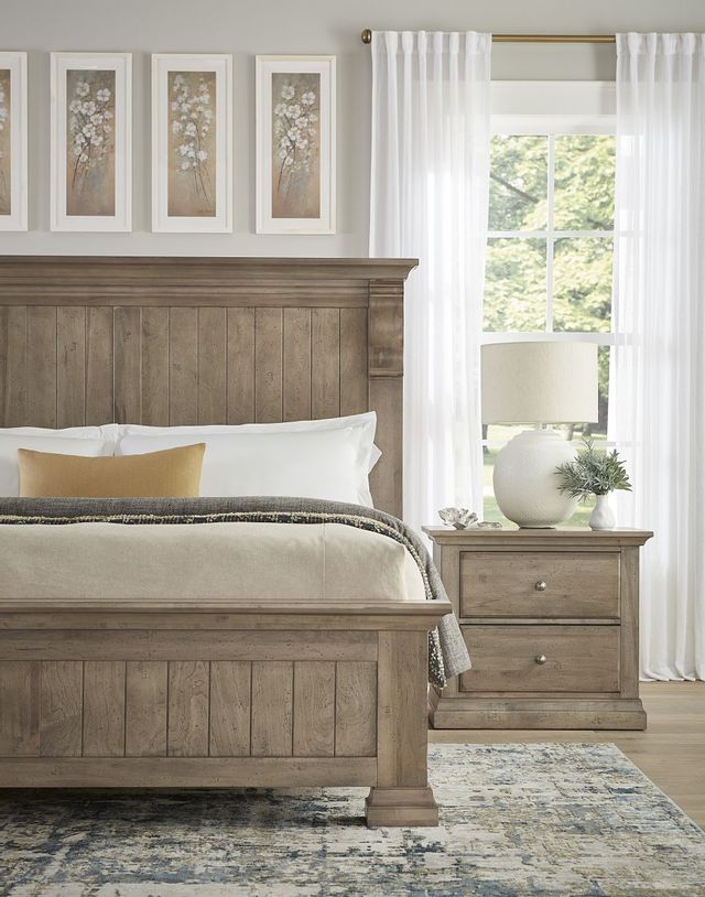 Artisan & Post by Vaughan-Bassett Natural Gray Queen Panel Bed | The ...