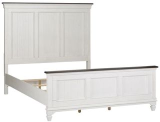 Liberty Furniture Allyson Park Wirebrushed White California King Panel Bed