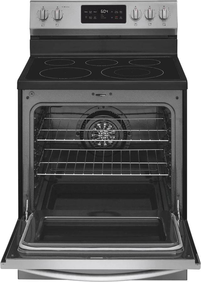 Frigidaire Gallery® 30" Stainless Steel Free Standing Electric Range-GCRE3038AF-1