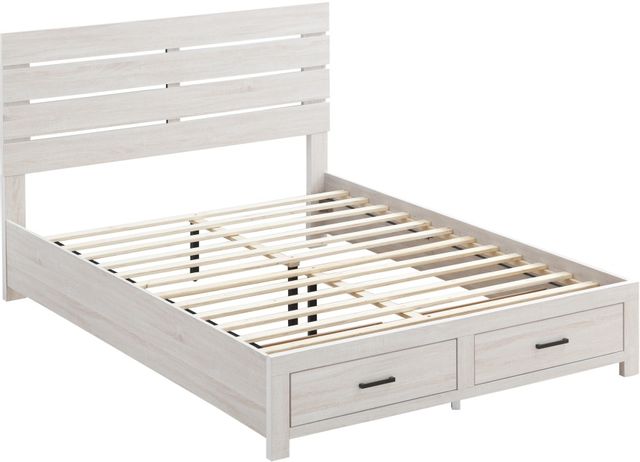 Coaster® Marion 4-Piece Coastal White Queen Storage Bedroom Set 1