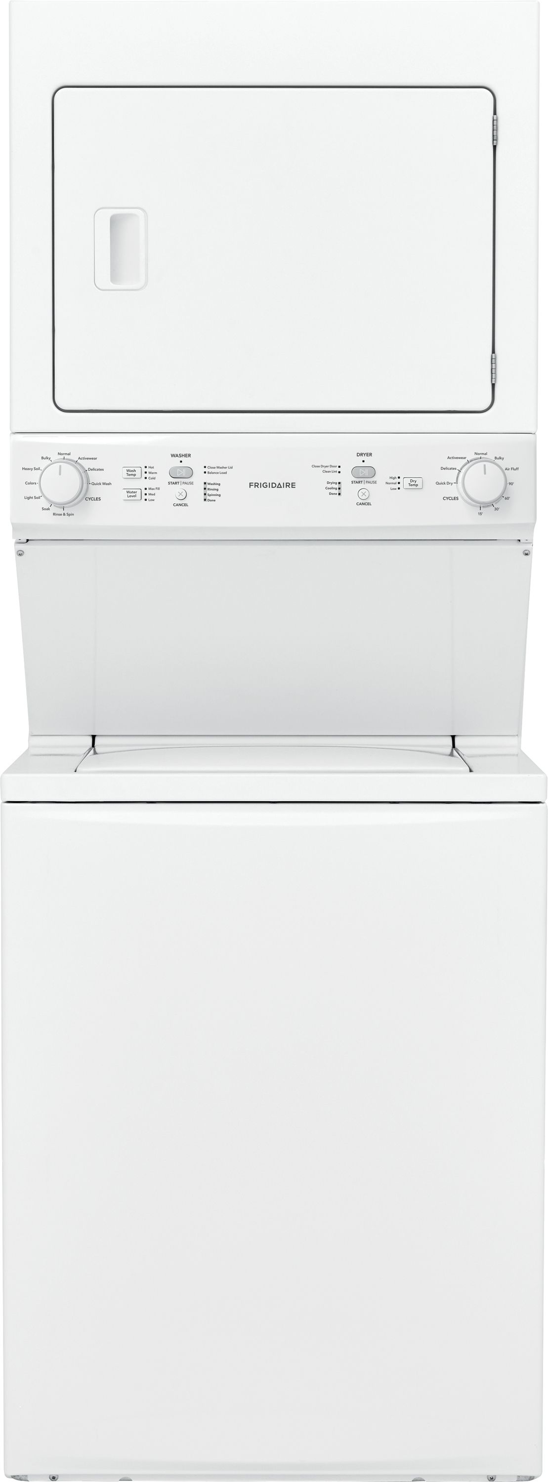 Frigidaire heavy duty on sale stackable washer dryer