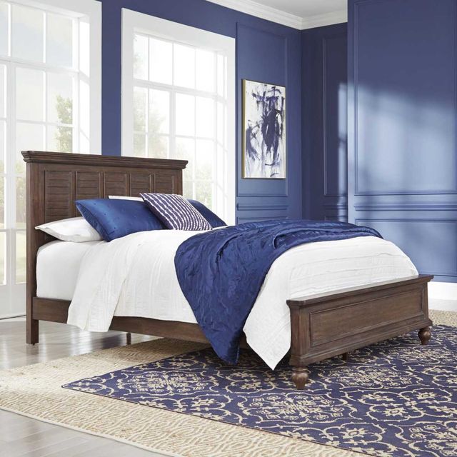 homestyles® Marie Distressed Oak Queen Bed 4