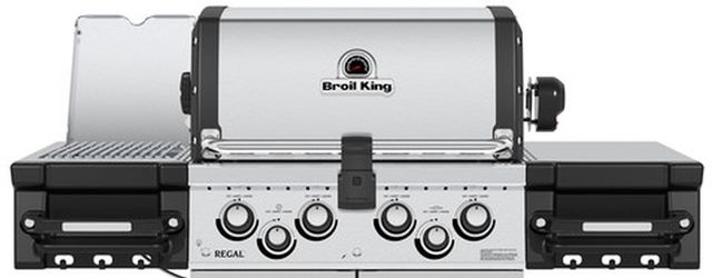 Broil King® Regal S 490 PRO Infrared 56.3" Stainless Steel Freestanding Gas Grill 1