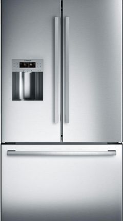 Bosch® 800 Series 25 Cu. Ft. Standard Depth French Door Refrigerator-Stainless Steel