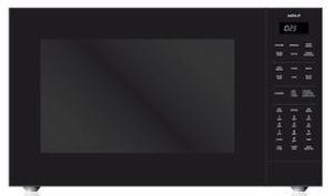 Wolf® 1.5 Cu. Ft. Black Built In Convection Microwave