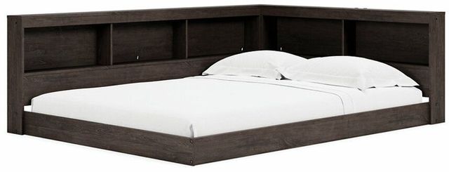 Signature Design by Ashley® Piperton Brown Full Bookcase Storage Bed-0