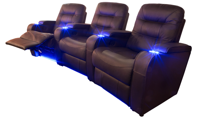 Texas Theater Seating - "The Austin" Curved Triple Manual 1