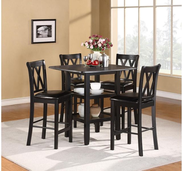 Homelegance® Norman 5 Piece Counter Height Dining Table Set 1