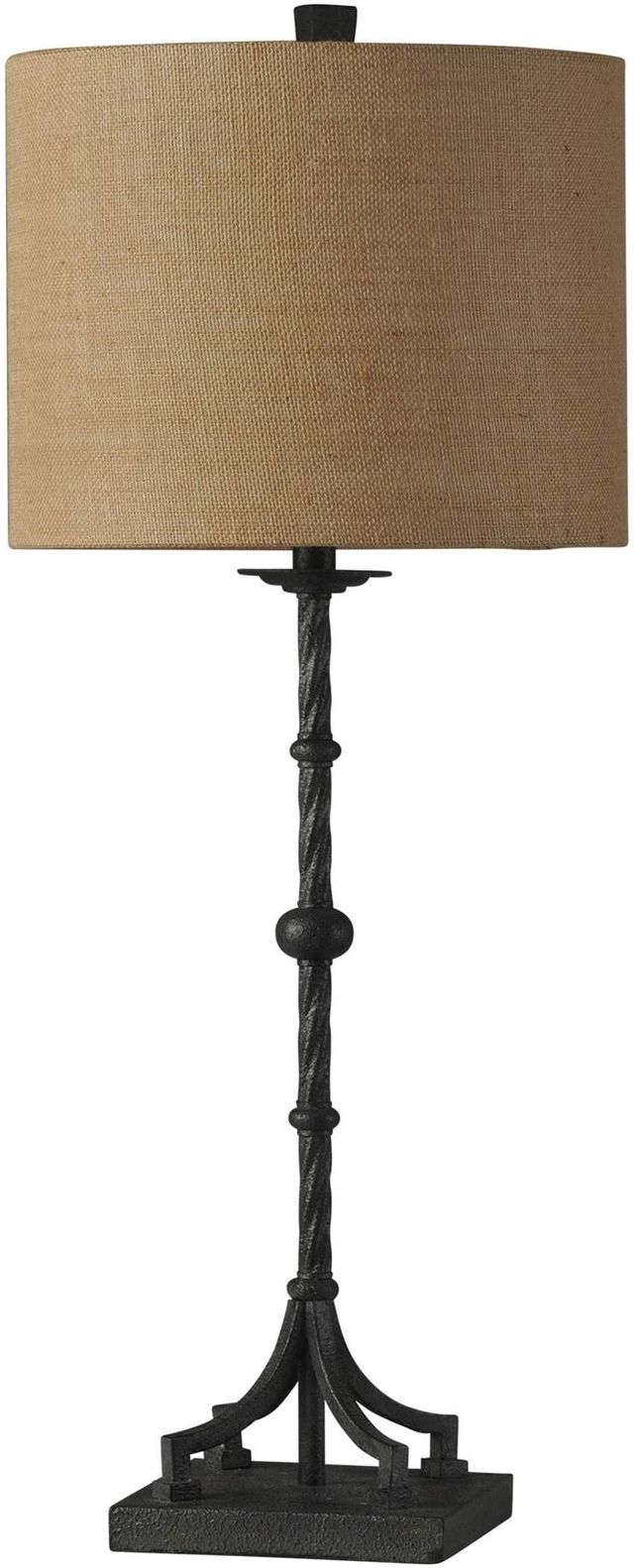 StyleCraft Industrial Bronze Table Lamp