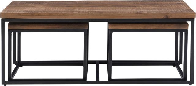 Powell® Ellery 3-Piece Brown/Black Living Room Table Set-3