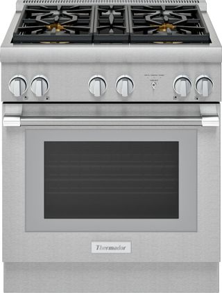 Open Box **Scratch and Dent** Thermador® Pro Harmony® 30" Stainless Steel Pro Style Dual Fuel Range