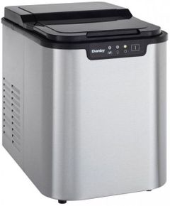 Danby® 25 lb. Black and Stainless Steel Ice Maker
