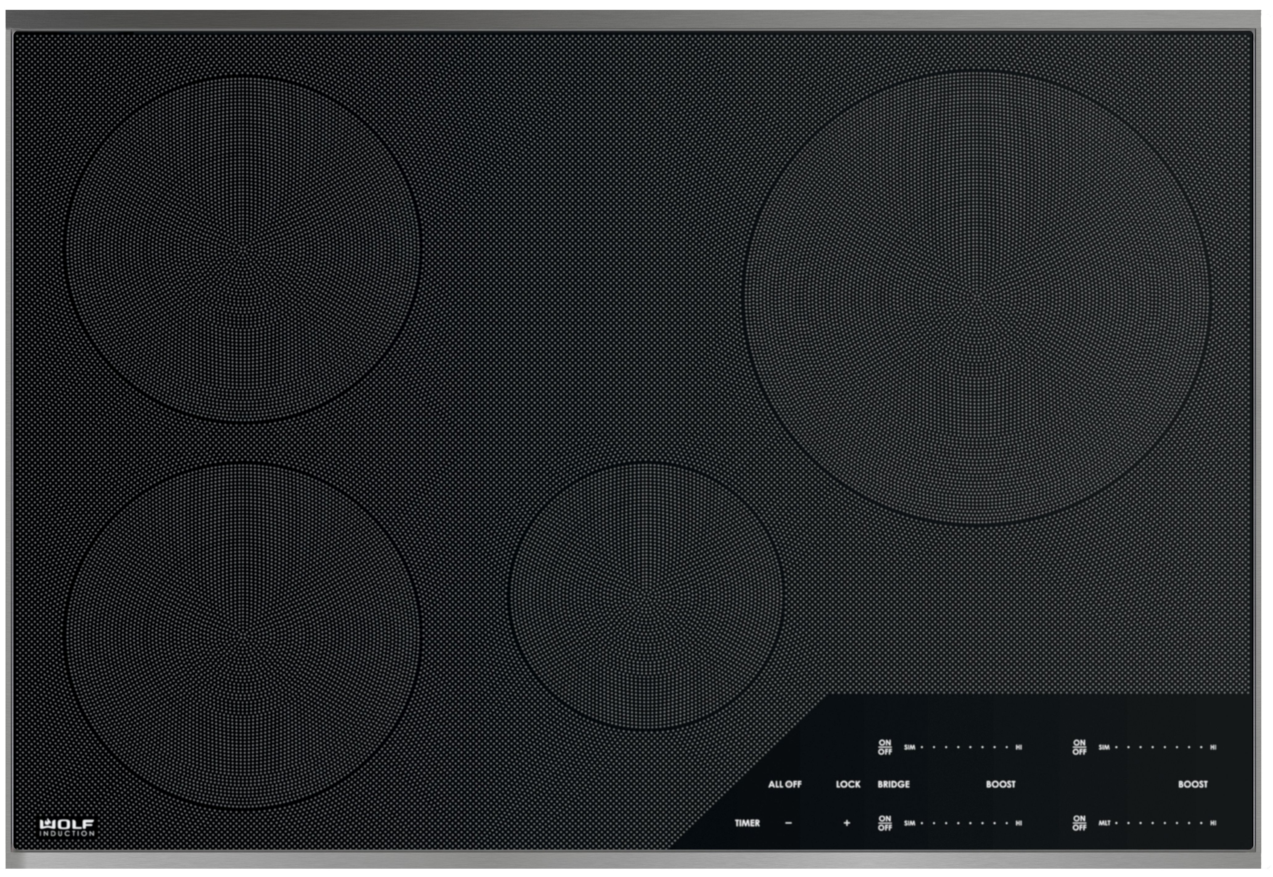 Wolf® Transitional 30" Stainless Steel Induction Cooktop
