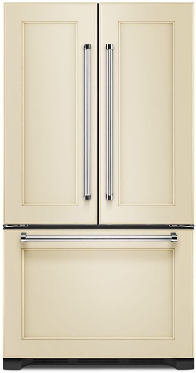 KitchenAid® 21.94 Cu. Ft. Panel Ready Counter Depth French Door Refrigerator-1