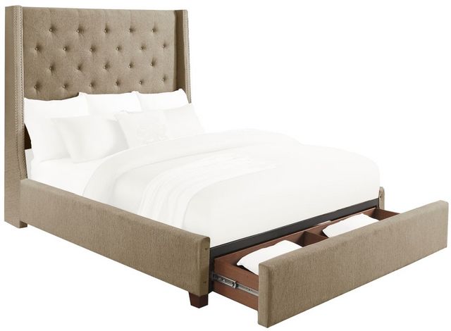 Homelegance® Fairborn Brown Queen Platform Storage Bed