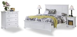 Homestyles® Naples 3-Piece Off-White Queen Bedroom Set