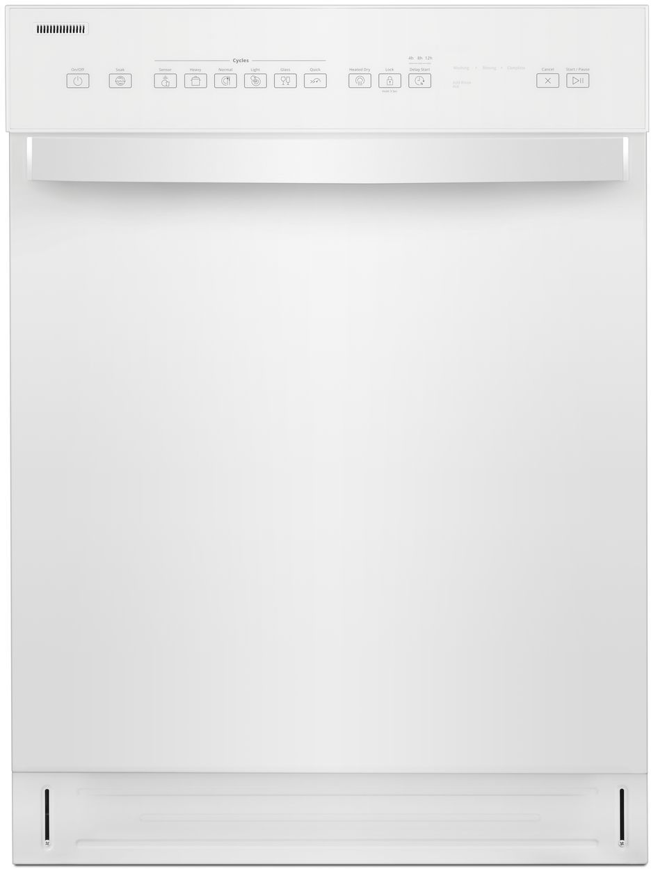 Whirlpool® 24" White Built In Dishwasher-WDF550SAHW