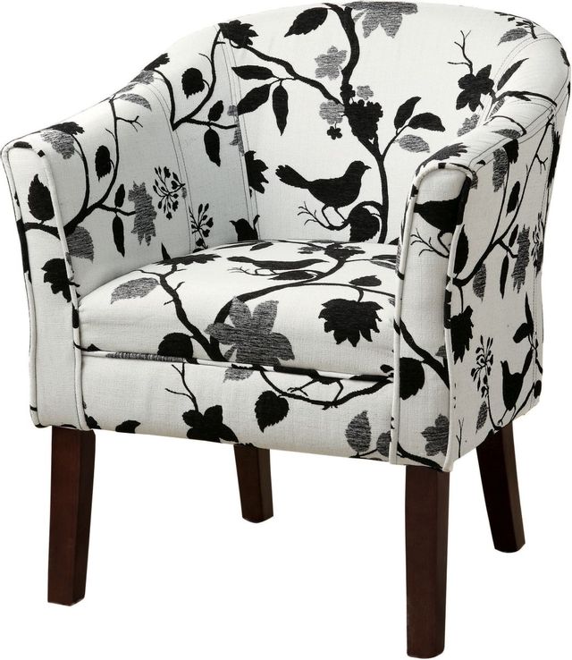 Coaster® Black and White Upholstered Accent Chair-0
