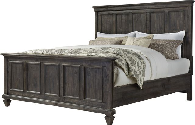 Magnussen Home® Calistoga Weathered Charcoal Queen Panel Bed-1